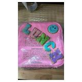 Aimsnk Kids Bento Lunch Box with 8oz Soup Thermo, Kids Leakproof Lunch Food Containers with 4 Compartment,Insulated Hot Food Jar with Lunch Bag for School, Travel (Pink) - Retail: $35