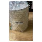 Macrame Cord 4mm x 328Yards(984Feet),Natural Cotton Macrame Rope - 3 Strands Twisted Macrame Cotton Cord for Wall Hanging, Plant Hangers, Crafts, Gift Wrapping and Wedding Decorations - Retail: $17