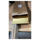 Liuoud Towel Rack for Bathroom, Wall Mounted Vertical Rolled Towel Storage Organizer Holder with Shelf, Holds Up 6 Large Bath Sheets, Gold - Retail: $24