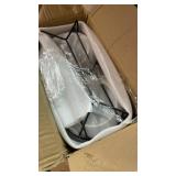 GDCZ Ceramics Raised Cat Bowls with Heighten Metal Stand,15 Ounces (Grey) - Retail: $23