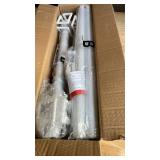 White Curtain Rods for Windows 31 to 102 Inch, 1 Inch Adjustable Heavy Duty Modern Curtain Rod with Adjustable Brackets. Easy to Install and Maneuver for Outdoor, Bedroom, Living Room