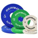 EVERYMATE Change Weight Plates:1.25LB 2.5LB 5LB Set Fractional Plate Olympic Bumper Plates Set for Strength Training, 2 inch weight plates - Retail: $80