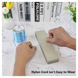 330 Feet Satin Nylon String, 1 mm Silky Smooth Durable Nylon Cord for Jewelry Making, Bracelets, Beading, Necklaces, Macrame, Kumihimo, Rattail, and Chinese Knot Craft - Retail: $7