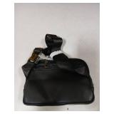 Laylaware Faux Leather Fanny Pack Small Crossbody Sling Bag Black