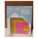 Blue Summit Neon Poster Board 9x12in 50-Pack