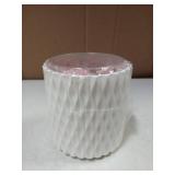 Rotating Pen Holder White With Accessories Pink