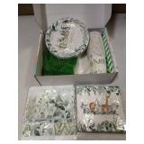 Sage Greenery Jungle Theme Baby Shower Plates Napkins Silverware Serves 24