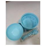 Microwavable Ramen Bowl Blue
