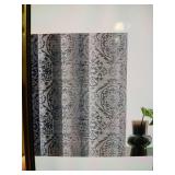 Jooja Navy Blue Curtains 52 x 63in 2 Panels