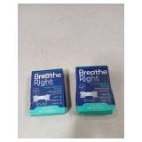 Breathe Right Extra Strength Drug-Free Clear Nasal Strips - 2 Boxes 88 Total