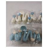 Jelly Color Wavy Hair Clips 4pk