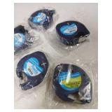 Label Tape Compatible with DYMO Letra Tag Labelmakers 4pk White 1 Fluorescent Yellow