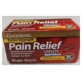 Rapid Release Pain Relief, Acetaminophen Caplets 500 mg, Extra Strength Pain 100 Caplets