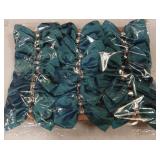 Small Teal Twist Tie Bows 3in 30pk