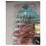 Pink and Teal Butterfly Flower Wrapping Paper