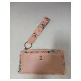 Pink Floral Clutch Wallet