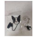 Dog Decor Slained Glass Suncatcher Black