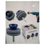 Lawn Mower Blade Sharpener  For Hand Drill 4pk