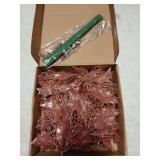 Glitter Maple Leaf Decorative Pick Set