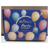 BBeiPulAs Party Balloon Pack 93Pcs Teal & Gold