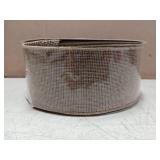 Traico Natural Burlap Decorative Wired Ribbon Roll 2.5" By 25Y