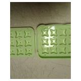 Star-Shaped Silicon Ice Cube Tray (Green)