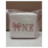 Pink Bow Decorative Paper Napkins For First Birthday