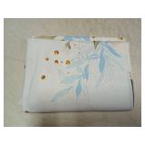 First Communion Backdrop - Blue Floral 7x5Ft