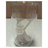 Monogrammed Glass Storage Jar With Bamboo Lid And Straw Set (K)