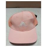 Queqay Pink Mesh Trucker Cap