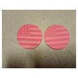 Patriotic Pink Car Coasters (2 Pack)