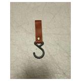 Handcrafted Leather Utility Hooks - Set of 6