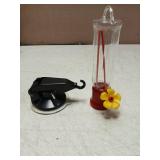 Gray Bunny Mini Hummingbird Feeder With Window Mount