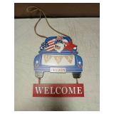 Patriotic USA Freedom Welcome Sign