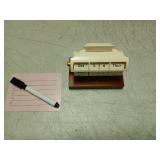 Perpetual Desk Calendar With Dry Erase Note Pad