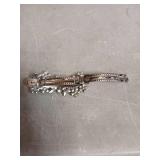 Elegant Crystal Hair Clip-Blue