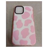Pink Cow Print iPhone 12 Mini Case