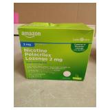 Amazon Basic Care Nicotine Polacrilex Lozenges 2mg Mint EXP:01/2027