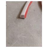 118 Inch Wall Cord Hider, Silicone Self Adhesive Cable Hider Cord Cover, Flexible Wire Covers for Cords Cable Cover Cable Concealer for Wires W0.59 H0.39 White