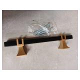 Modern Black and Gold Kitchen Cabinet Pull Handle Set of 20