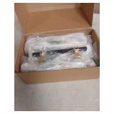 Modern Black and Gold Kitchen Cabinet Pull Handle Set of 20