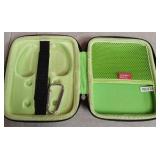 Hermit Shell Hard Storage Case - Black/Lime Green