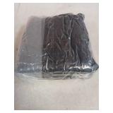 FUMMI Soft Padded Muslim Prayer Rug with Tasbih Beads, Thick Non-Slip Islamic Prayer Mat, Luxurious Janamaz for Men & Women (Black)