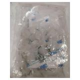 LED Rope Light Clips Holder 48 Pieces PVC Clips with 48 Piecs Screws for LED Light Wall Mount and Bar Mount