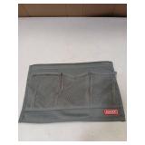 HAKACC Bedside Storage Organizer with Pockets Bedside Caddy,Remote Control Holder Armchair Couch Caddy Sofa Armrest Bag bed accessories, Grey