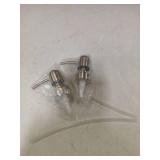 Tuipmui Soap Dispenser Pump Replacement, Kitchen and Bathroom Soap Pump Replacement, Reusable 304 Stainless Steel Hand Soap Pump, Shampoo and hand soap pump, Standard Diameter 28/400 Neck Size (2 PCS)