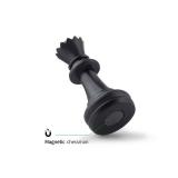 DINOBROS Chess Pieces Only Magnetic Plastic Chessman Set for Replacement of Missing Pieces - Complete Set of 32 Unweighted Game Pawns