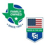 Samsill 1 Inch 3 Ring Binder, Made in USA, Economy Round Ring, Clear View Cover, 200 Sheet Capacity - for School, Home, Office - Red