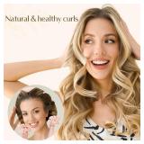 Yanibest Heatless Hair Curler, No Heat Hair Curlers to Sleep in, Super Soft Ribbon Wrap for Long Hair, Overnight Heatless Curling Set with Scrunchies and Clip, for All Hair types