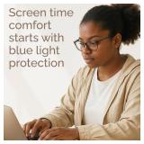 IBOANN Chic & Comfy Blue Light Glasses for Women - 3-Pack Round Frames, Screen-Ready Style with UV Protection Coating